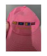 Swiss Emerald Pink Hat Nautical Flag Cap Cotton Cruise Adjustable - $18.00