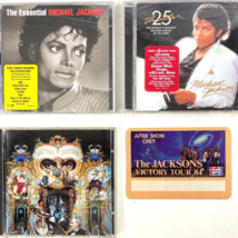 Michael Jackson Victory Concert Pass + 3 CD Lot Thriller 25th DVD +Hits +Danger - £51.65 GBP