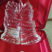 Waterford Crystal 2001 Christmas Ornament &#39;Our First Christmas Bells&#39;NIB - £9.90 GBP