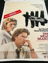 Movie Theater Cinema Poster Lobby Card 1985 The Mean Season Kurt Russell... - $39.55