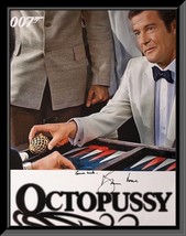 Octopussy Roger Moore signed movie poster - £562.24 GBP