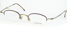 Vintage Nos Lanvin Paris 1244 04 Tortoise /BRONZE Eyeglasses Glasses 45-25-140mm - £90.98 GBP