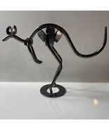 Scrap Metal Welding Art 6.5”x9” Metal Kangaroo Nuts Washers Felt Bottom - €25,77 EUR