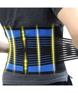 Back Brace for Lower Back Pain Relief Back Support Belt Invisible Lumbar... - $62.85