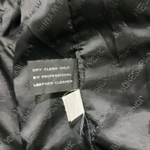 Jones New York Women's Black Genuine Leather Full Zip Coat Jacket Size XL image 5