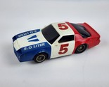 Tyco Chevrolet Camaro 5.0 Liter Red White &amp; Blue Slot Car Working but sq... - £27.65 GBP