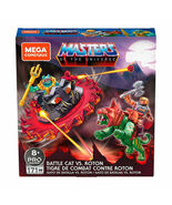 Mega Construx MOTU Masters of the Universe / He-Man Battle Cat vs Roton Set - $366.69 MXN
