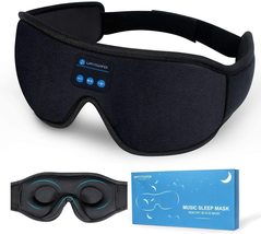 Sleep Headphones, Bluetooth 5.0 Wireless 3D Eye Mask, WATOTGAFER Sleeping Headph - £36.10 GBP