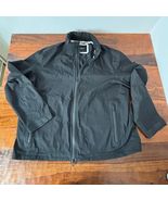 Emporio Armani Men's Black Bomber Jacket Mid-Length Casual Fall - $71.12