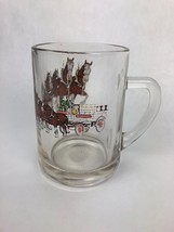 Budweiser Clydesdale Beer Coffee Mug Anheuser Busch Horses 3.5” Tall Rare - $9.50