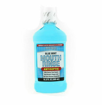 Blue Mint Antiseptic Mouth Rinse 16.9 oz (500 ml)  SEALED - $16.82