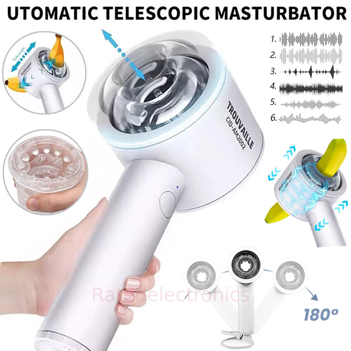 Primary image for Electric Automatic Masturbator Hands-free Telescopic Machine Cup Men Sex Toys US