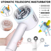 Electric Automatic Masturbator Hands-free Telescopic Machine Cup Men Sex Toys US - £22.27 GBP