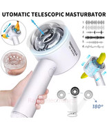 Electric Automatic Masturbator Hands-free Telescopic Machine Cup Men Sex... - £22.01 GBP