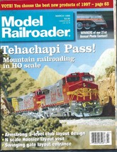 Model Railroader Magazine-March 1998-Populate Your Layout-170 pages - £8.51 GBP