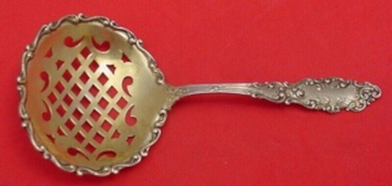 Luxembourg by Gorham Sterling Silver Nut Spoon Pierced GW w/Decorated Lip 4 1/2" - $58.41