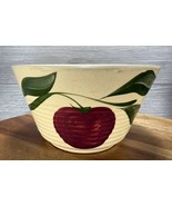 Vintage Watt Pottery Mixing Bowl #6 Apple Three 3 Leaf Oven Ware - $19.25