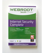 Webroot SecureAnywhere Internet Security Complete - 5 Devices - 1 Year - Sealed - £23.60 GBP