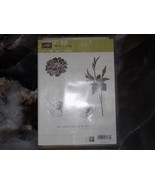Stampin Up FABULOUS FLORETS Stamps Poppies Stems leaf floral silhouette NEW - $18.40