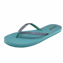 Reef Sz 10 M Blue Flip Flop Synthetic Women Sandals - £15.52 GBP