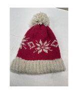 Free People Snowflake Knot PomPom Tassel Cap Beanie Hat One Size Knit Wo... - $17.46