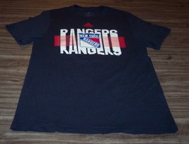 NEW YORK RANGERS NHL HOCKEY ADIDAS T-Shirt MENS SMALL Navy Blue - $362.19 MXN