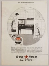 1923 Print Ad Red Star Oil Stove Detroit Vapor Stove Co. Detroit,MI - $19.63