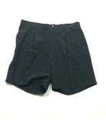 Nike Board Golf Shorts Mens 38 Black Pleated Above Knee Polyester Pockets - £13.42 GBP
