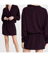 AMANDA UPRICHARD Blakely Mini Dress Black Cherry (eggplant) Size Medium ... - €72,76 EUR