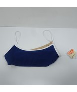 Gnash Free People Toweling Crop Bikini Top Royal Blue NWT - £33.80 GBP