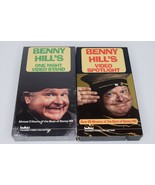 Lot of 2 Benny Hill VHS Tapes - One Night Video Stand &amp; Video Spotlight - $9.89