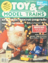 Model Railroader Magazine: Toy &amp; Model Train Set Buyer Guide Christmas 1987 - $7.00