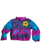 Vintage Fun Bunch Kids 80s 90s Retro Color Block Windbreaker Jacket Todd... - £23.41 GBP