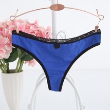 Basic Lace Trim Thong Panty - $5.70 CAD
