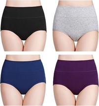 wirarpa Women&#39;s Cotton High Waisted Ladies Panties Full Coverage Brief L... - $23.84 CAD