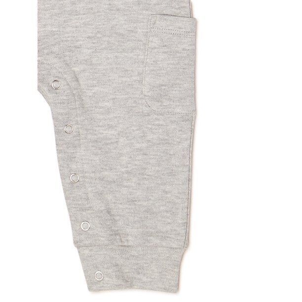 Way To Celebrate Baby Boy's 'You Make My Heart Skip A Bit' Romper, Grey 6-9M Item image 3