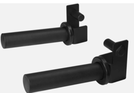 Weight Plate Holder 2” Olympic Rack Mount 9” Long Black For Bumper Iron Two Inch - $17.70