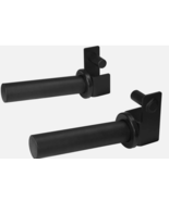 Weight Plate Holder 2” Olympic Rack Mount 9” Long Black For Bumper Iron ... - $24.12 CAD