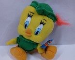Vintage 1997 Warner Bros Looney Tunes Robin Hood Tweety Bird 9&quot; Plush W/... - £7.66 GBP