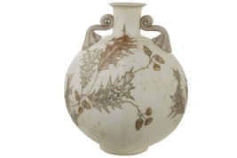 c1890 Mt Washington Crown Milano American art glass vase - £621.89 GBP