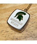 Vintage Michigan State University Necklace Pendant Wind Up Spartan Music... - $77.94 CAD