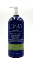 LOMA Moisturizing Shampoo/Body Wash Peppermint Rosemary 33.8 oz - £35.94 GBP
