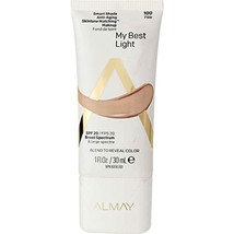 Almay Smart Shade Anti-Aging Skintone Matching Makeup, Light 100 1 oz Pack of 2 - £14.98 GBP