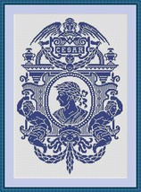Julius Caesar Monochrome Counted Cross Stitch/Filet Crochet Pattern PDF - £4.78 GBP