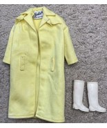 Barbie Stormy Weather Yellow Rain Coat &amp; Boots - £23.60 GBP