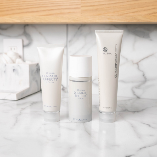 Nu Skin NuSkin ageLOC Dermatic Effects TRIO Contouring Lotion- Serum- Polish NEW
