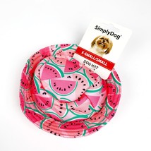 SimplyDog Sun Hat XS/S Small Dogs Cat Watermelon Costume Summer Doggie Cute Pink - £7.58 GBP