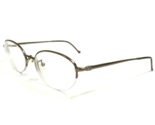 Gucci Eyeglasses Frames GG 2662 D1M Gold Oval Round Half Rim 49-17-135 - £44.19 GBP