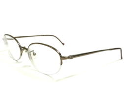 Gucci Eyeglasses Frames GG 2662 D1M Gold Oval Round Half Rim 49-17-135 - £44.66 GBP