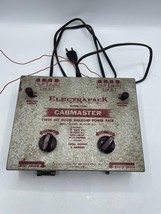 Vintage Electrapack Cabmaster Model 1528 Twin HO Train Transformer Power... - $14.24